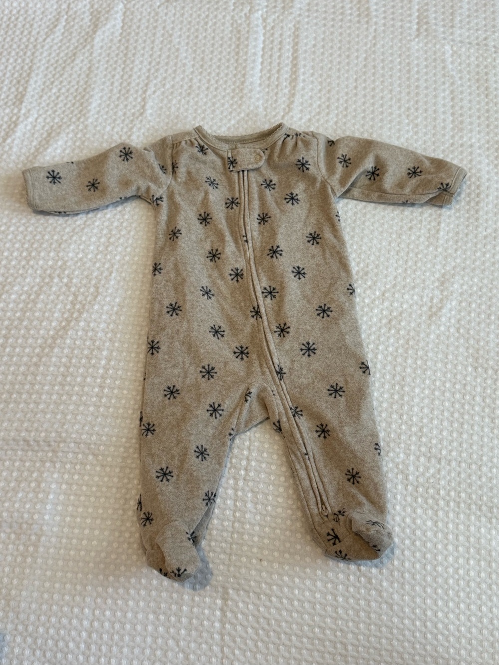 Carters 6m Fleece Footie Onesie